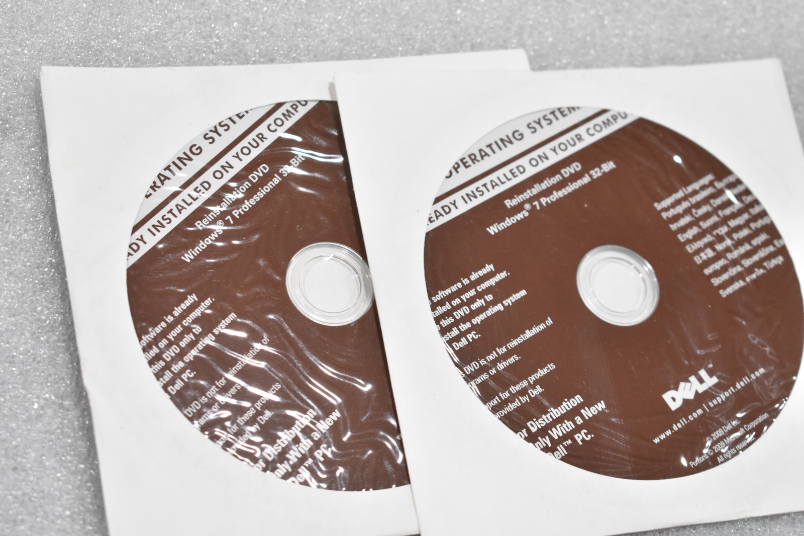 DELL 8X4PY OPPK5P REV A00 OPERATING SYSTEM REINSTALLATION DVD PRO 32B (LOT OF 2)