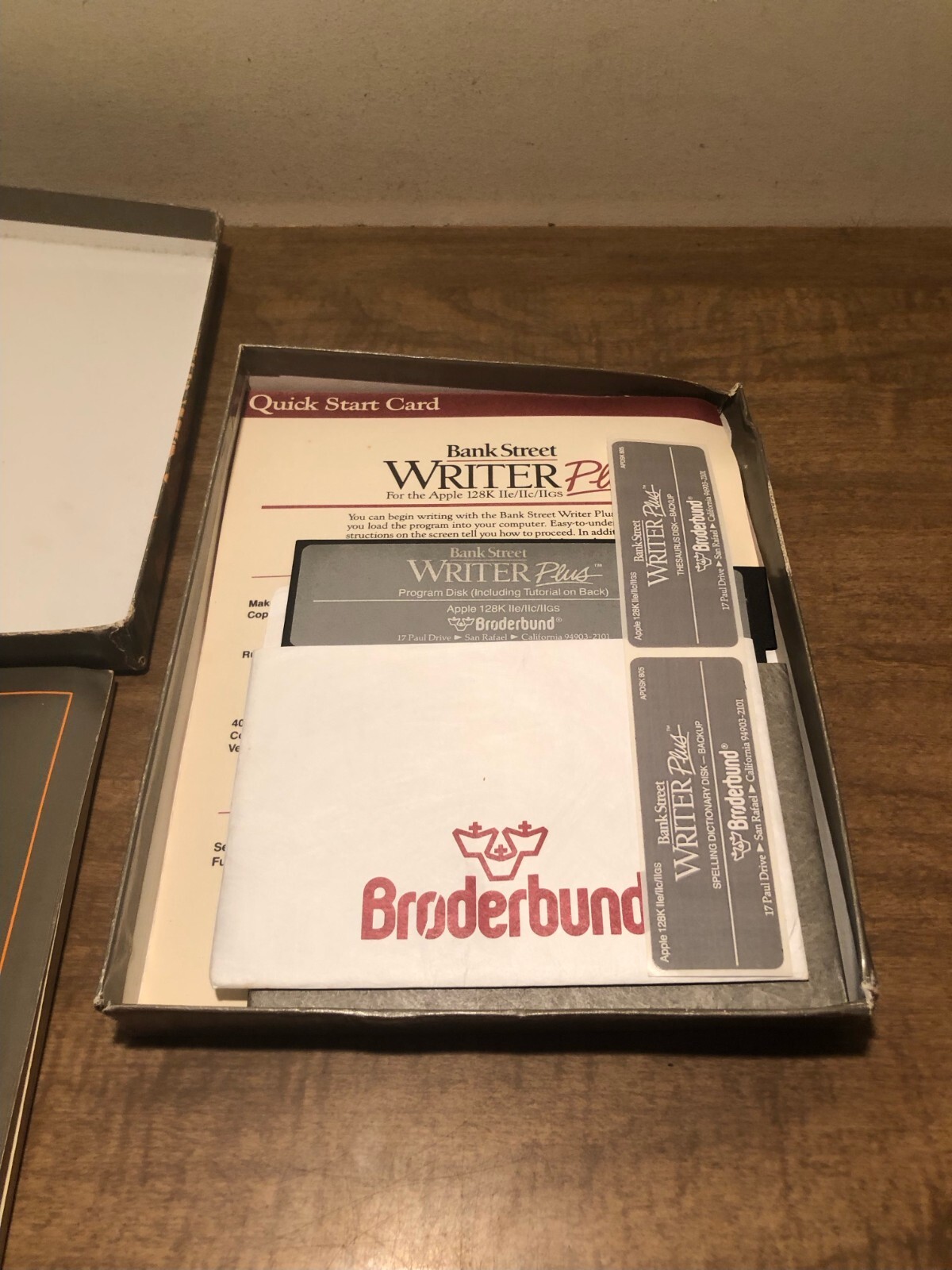 Bank Street Writer PLUS Word Processor Software for Apple IIe IIc IIGS