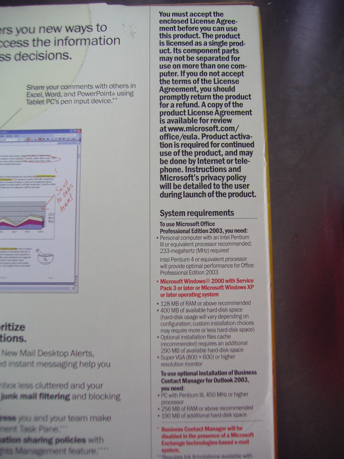 Microsoft Office 2003 Professional Licensed For 2 PCs Full Retail MS Pro=RETAIL=