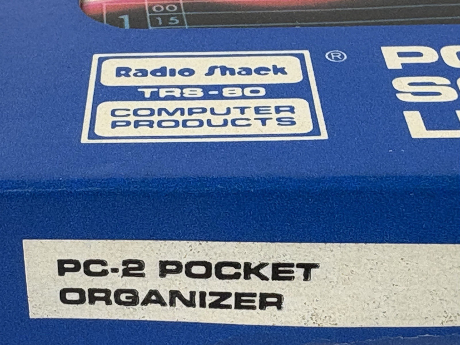 Radio Shack Tandy TRS-80 PC-2 Software Library POCKET ORGANIZER 26-3706