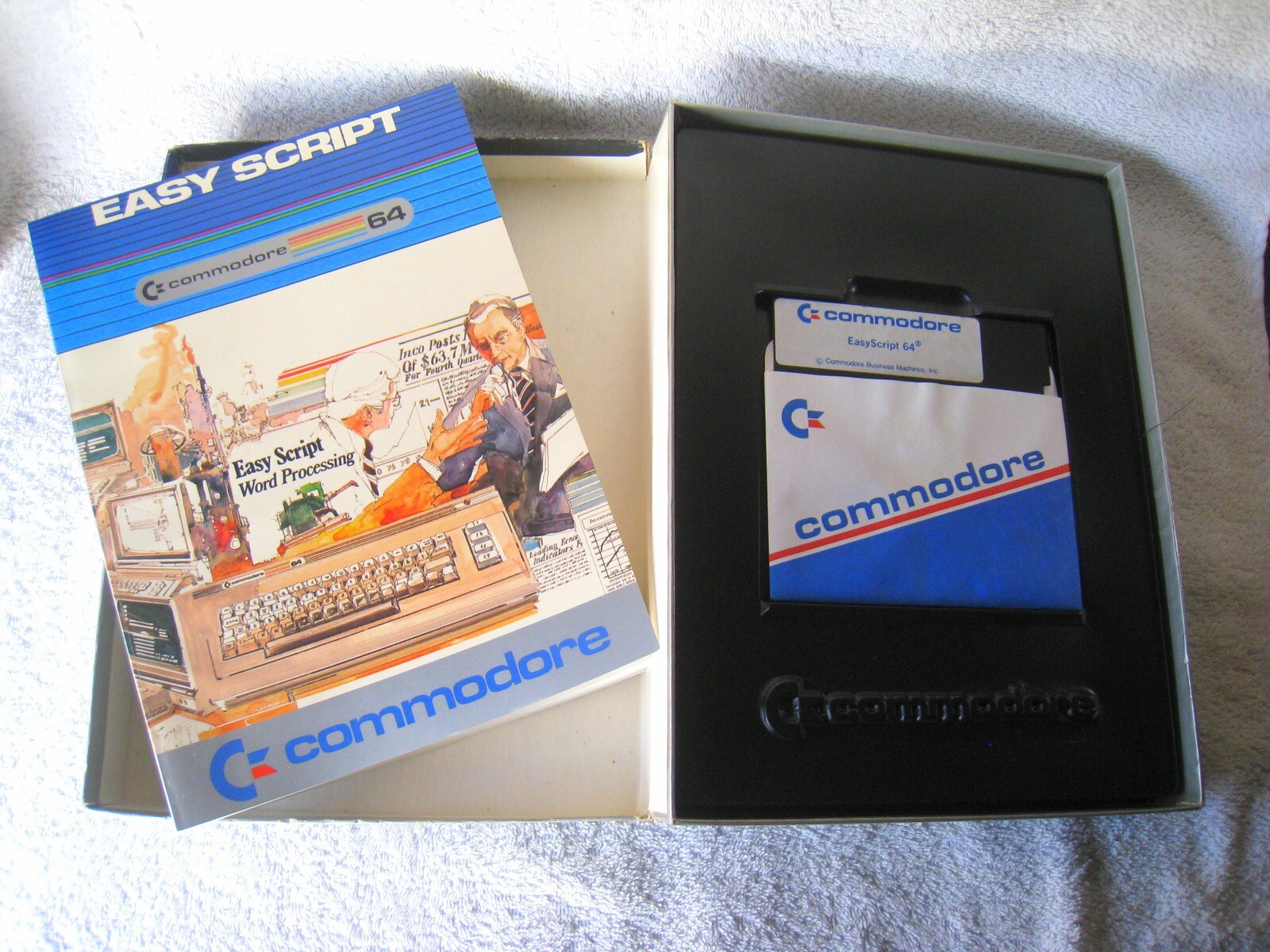 Commodore 64 Business Software – EASY SCRIPT Word Processing (1983)