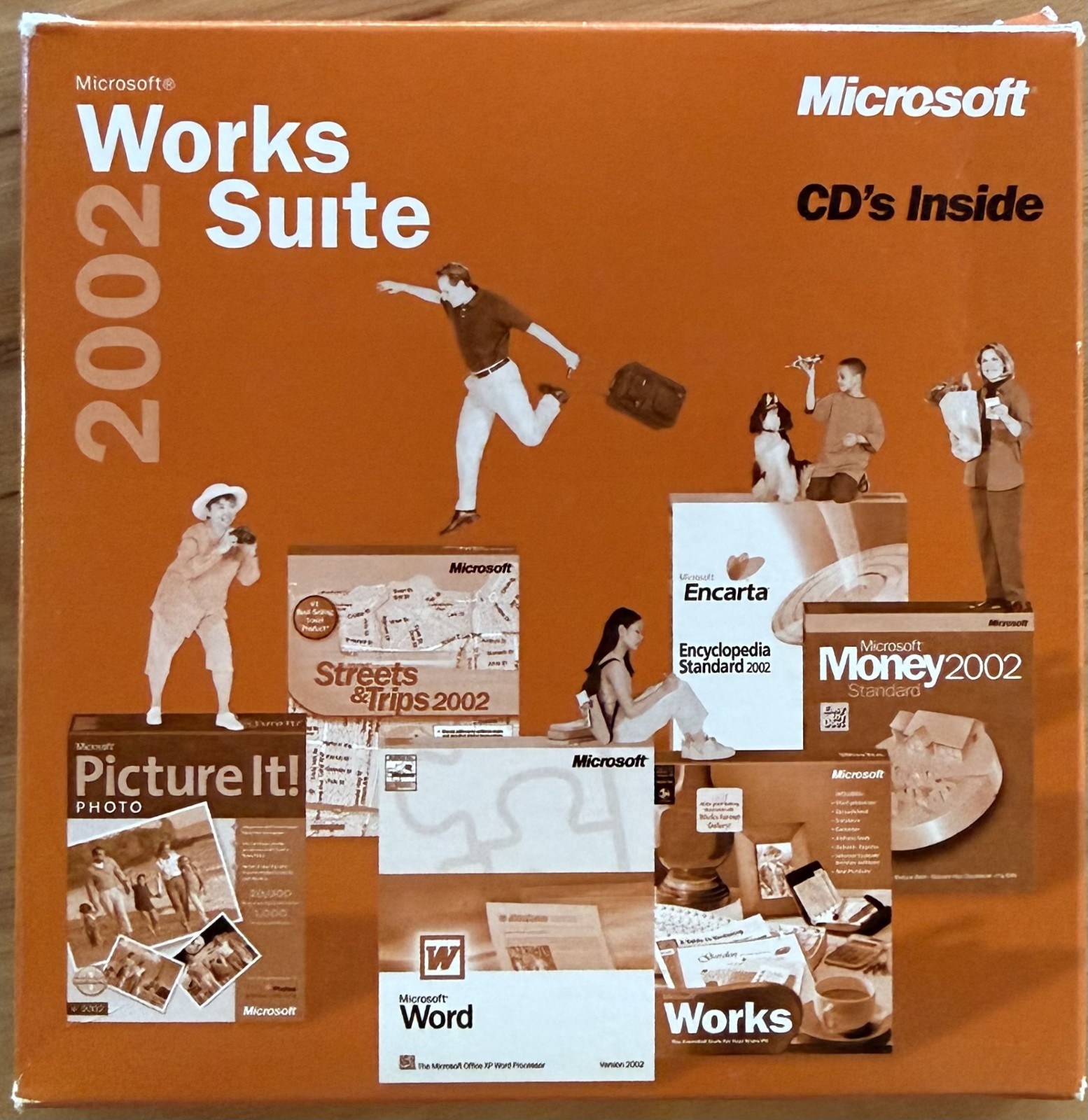 MICROSOFT WORKS SUITE 2002 Product Key Included