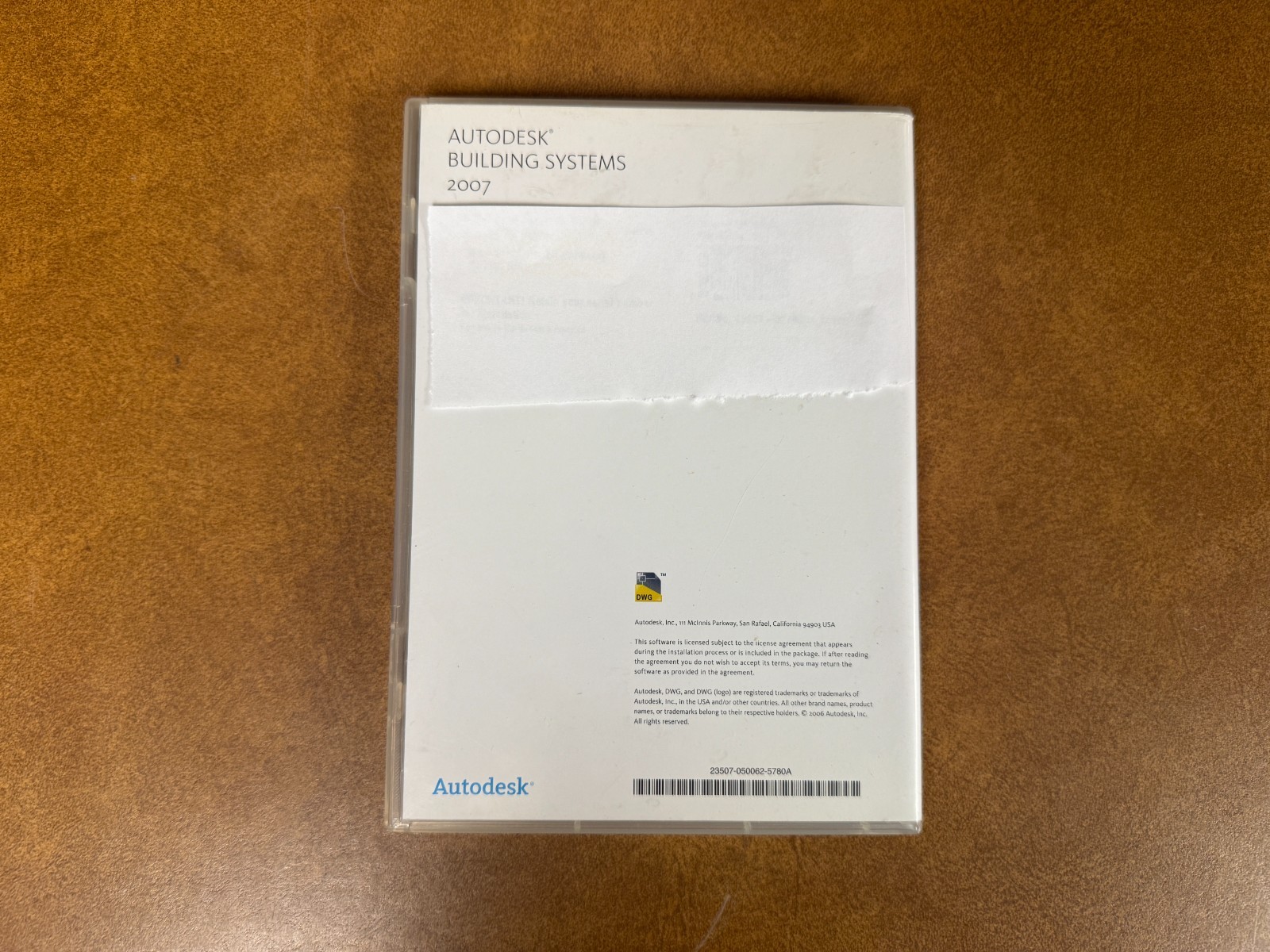 AutoDesk Building Systems 2007 Disc