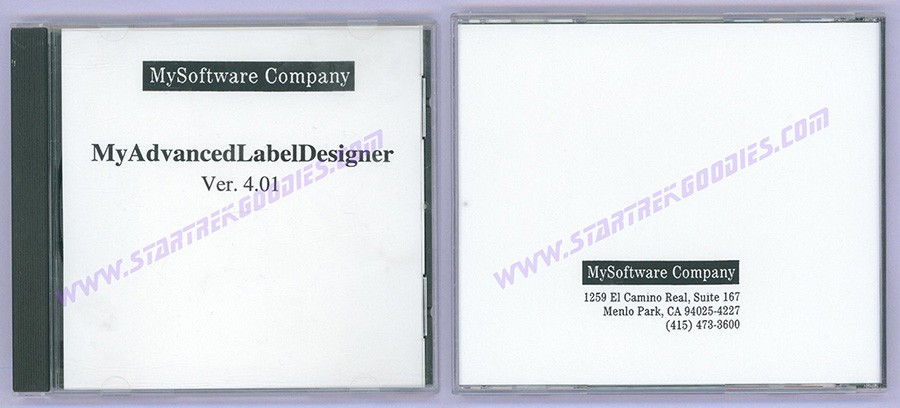 Computer Software “My Advanced Label Designer” Ver. 4.01 Complete in Box!