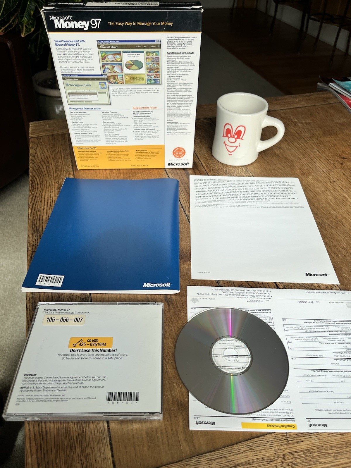 RARE Promo Sample | Microsoft Money 97 PC CD ROM Version 5.0 Retail Box Complete
