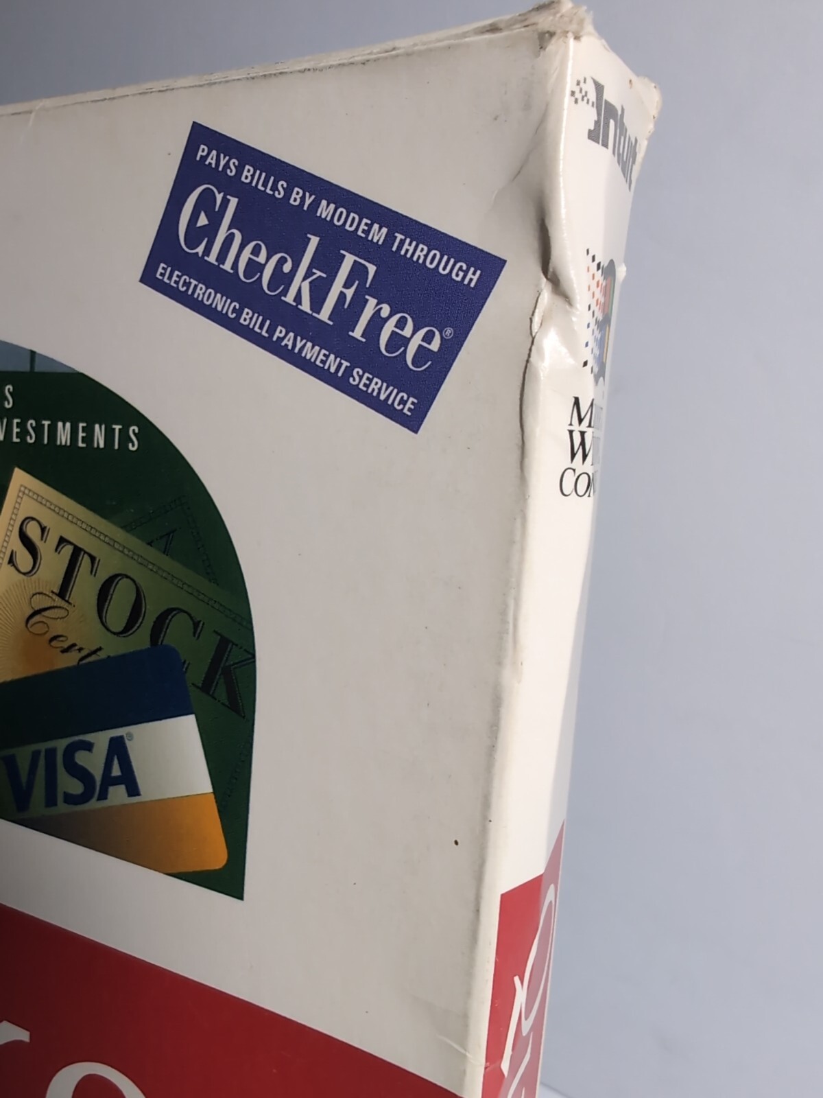 1993 Original Quicken Version 3 For Windows Software 3.5 Inch Floppy Box & Books