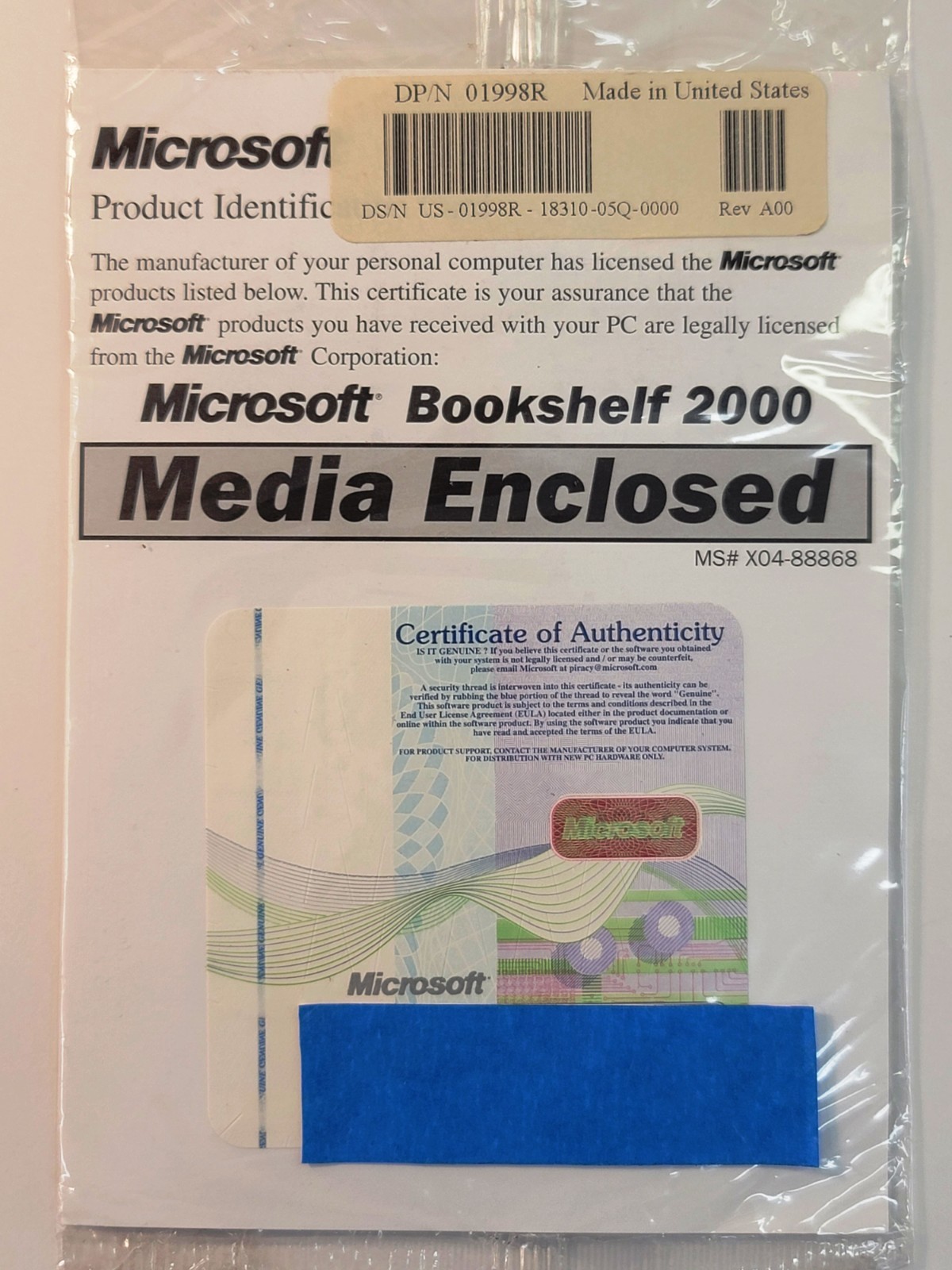 Microsoft Office 2000 Small Business 2-Disc Set – Bonus Discs Bookshelf & Crafts