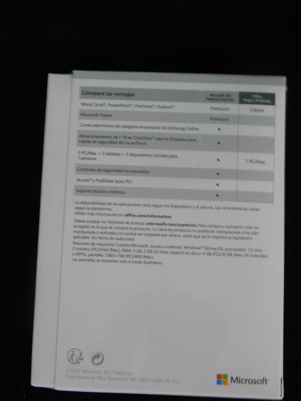 Microsoft Office Hogar y Empresas 2019 T5D-03330 for PC/Mac Latin America