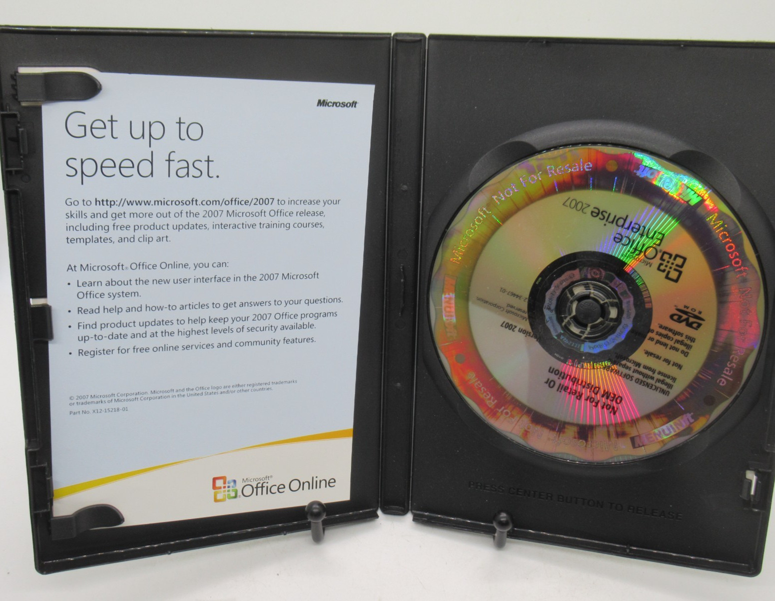 MICROSOFT OFFICE ENTERPRISE 2007 – OEM HOME USE DVD-ROM & PROD.KEY, WIN32