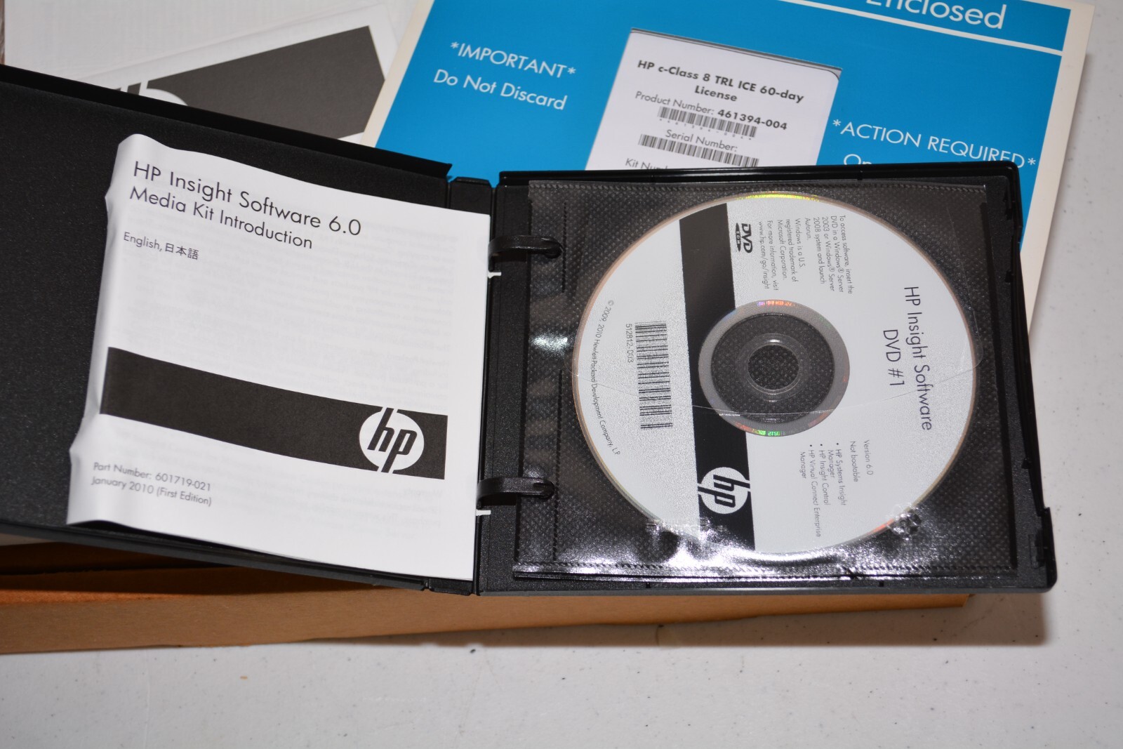 ^ HP Insight Software v6.0 #D778