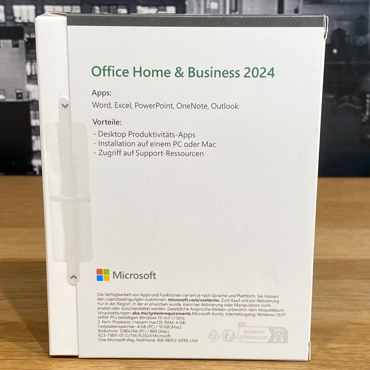 Microsoft Office Home Business 2024 German Lifetime Word Excel Outlook PC/Mac