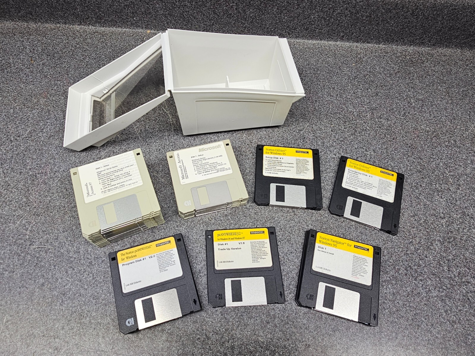 Legacy Microsoft Access and Norton Utilities Computer Programs