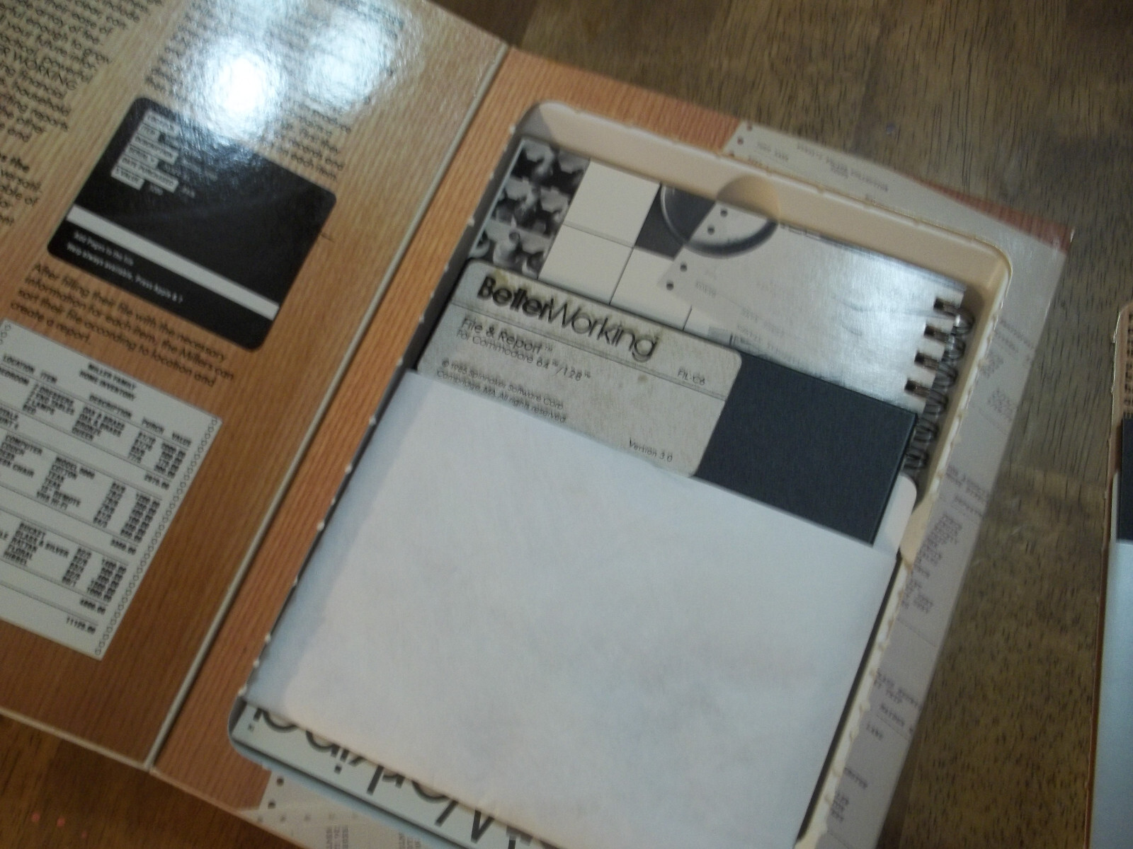 Commodore 64/128 – Better Working File &Report Spinnaker * VTG 1986