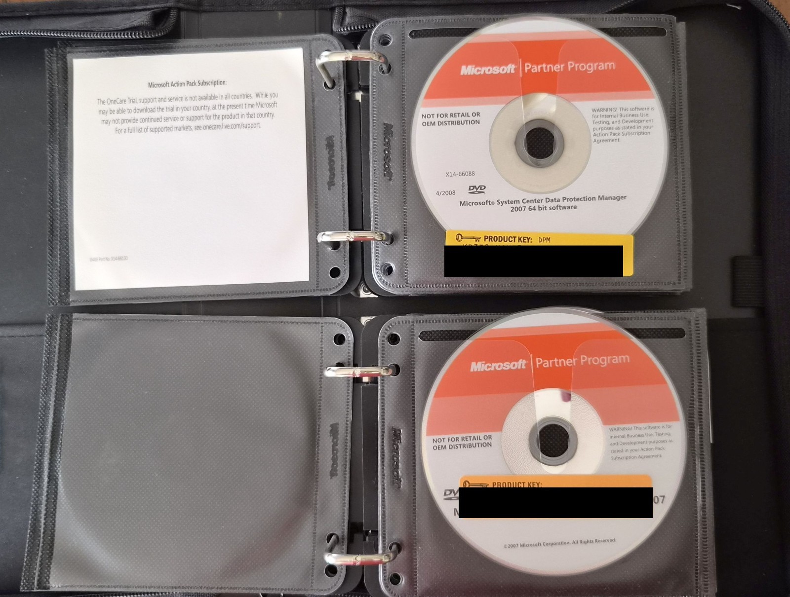 Microsoft Action Pack Subscription 48 Disc Software Collection Partner Program