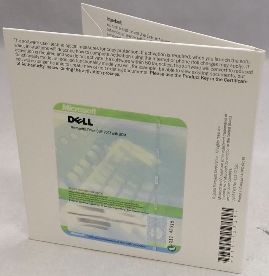 2003 Microsoft Office Small Business Edition / Business Contact Manager Updater