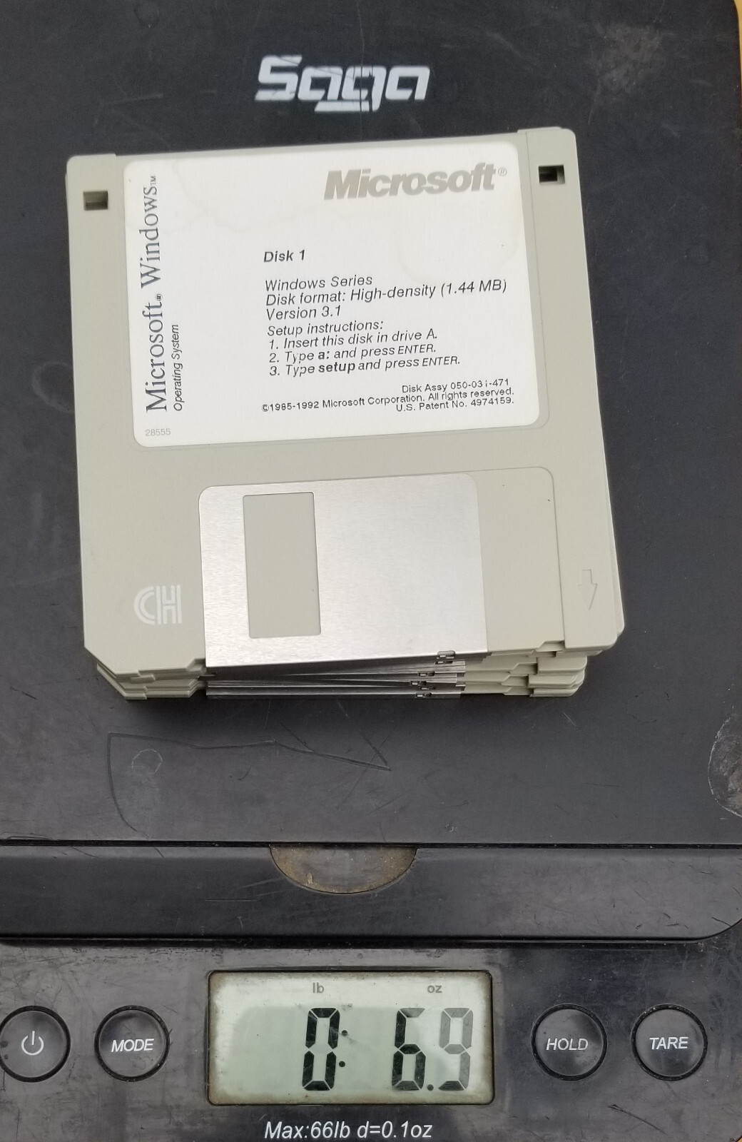 Microsoft Windows 3.1 & Profit 1.0 Floppy Disks Software 3.5″