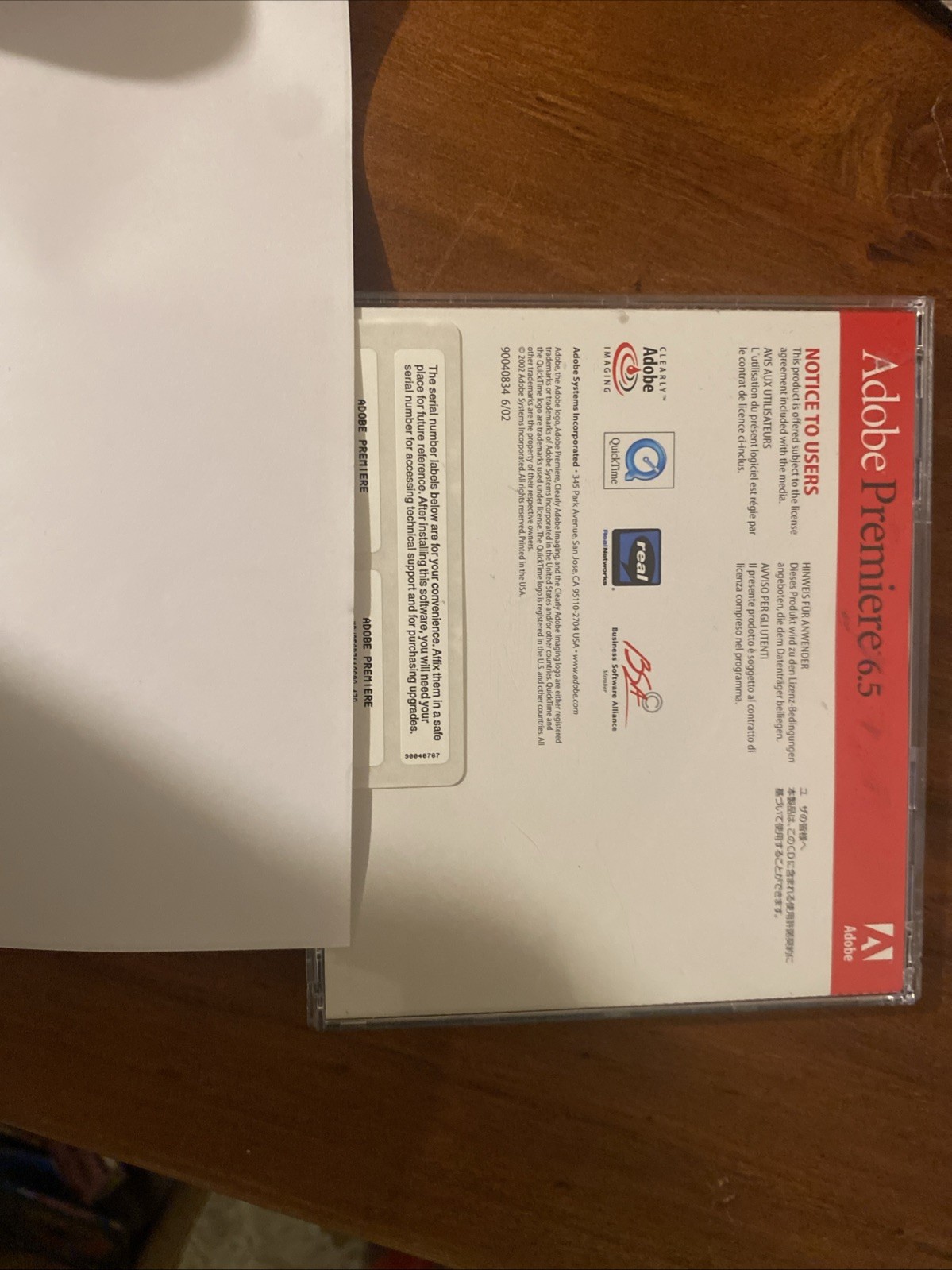Adobe Premiere 6.5 For Windows READ DESCRIPTION