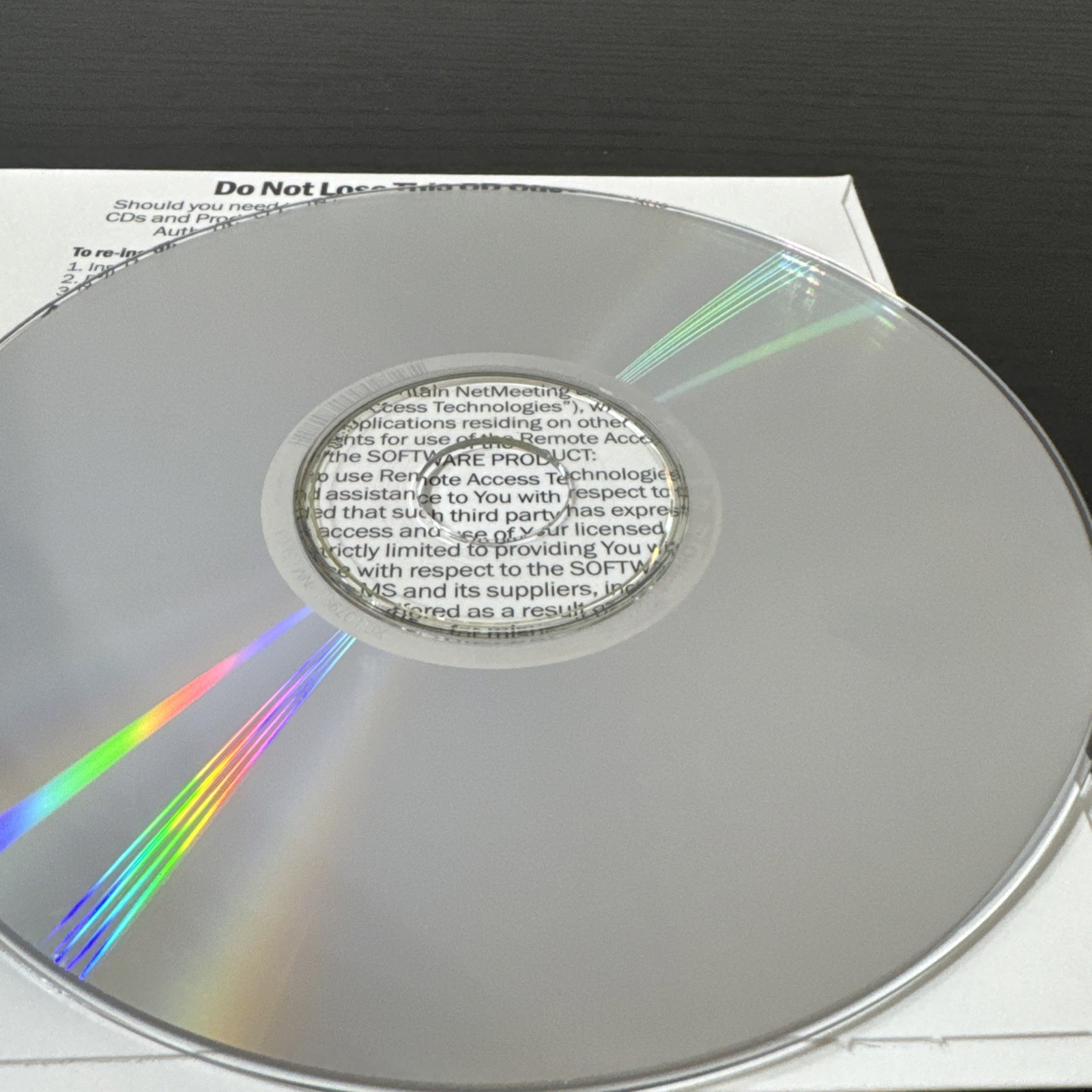 2001 Microsoft Office XP Small Business SBE for Windows Discs w/ Product Key