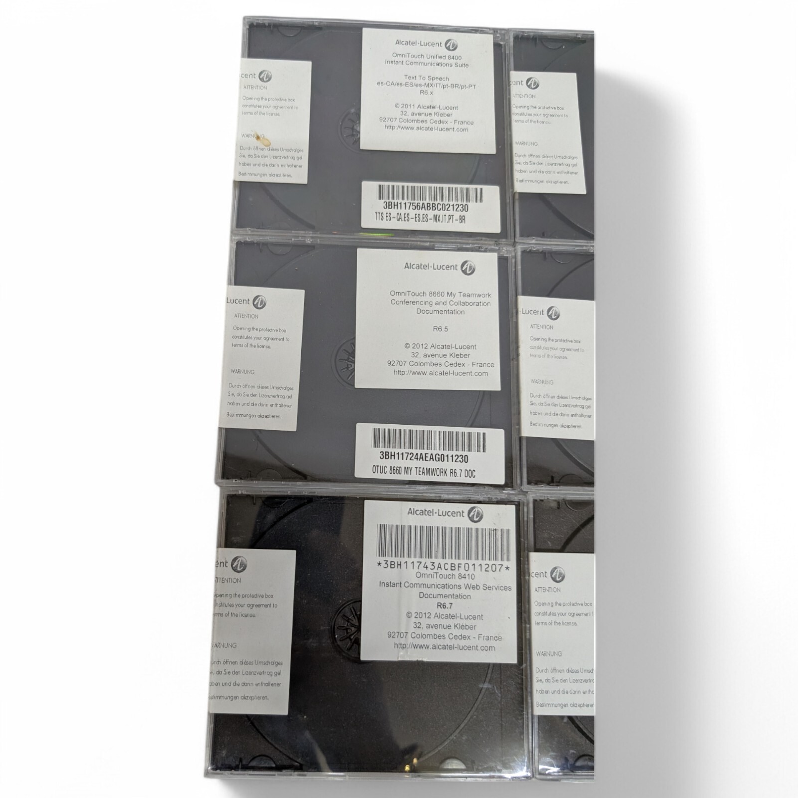 Alcatel-Lucent OmniTouch 8400 ICS Text-To-Speech R6.x Software CD Total 14 Discs