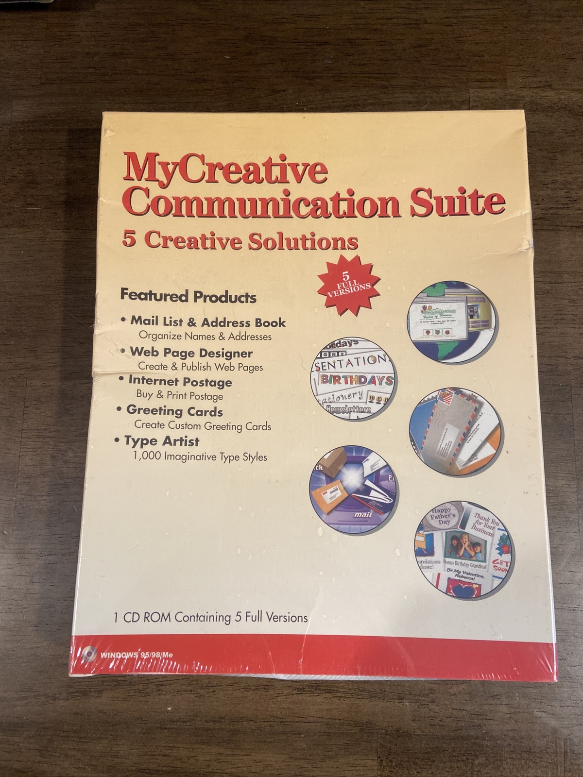My Creative Communication Suite/ Model #7106/ 1CD ROM/ 5 Full Versions
