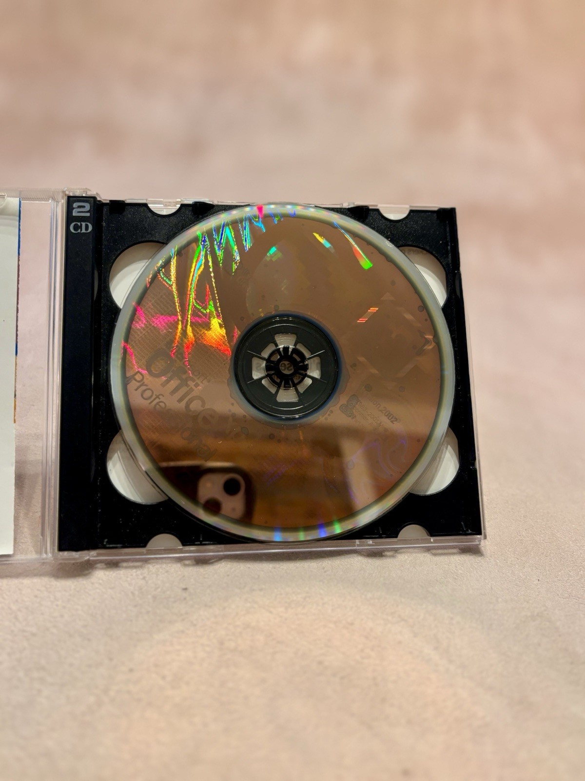 Microsoft Authentic Office XP Professional Version 2002 2 CD Disc Product Key