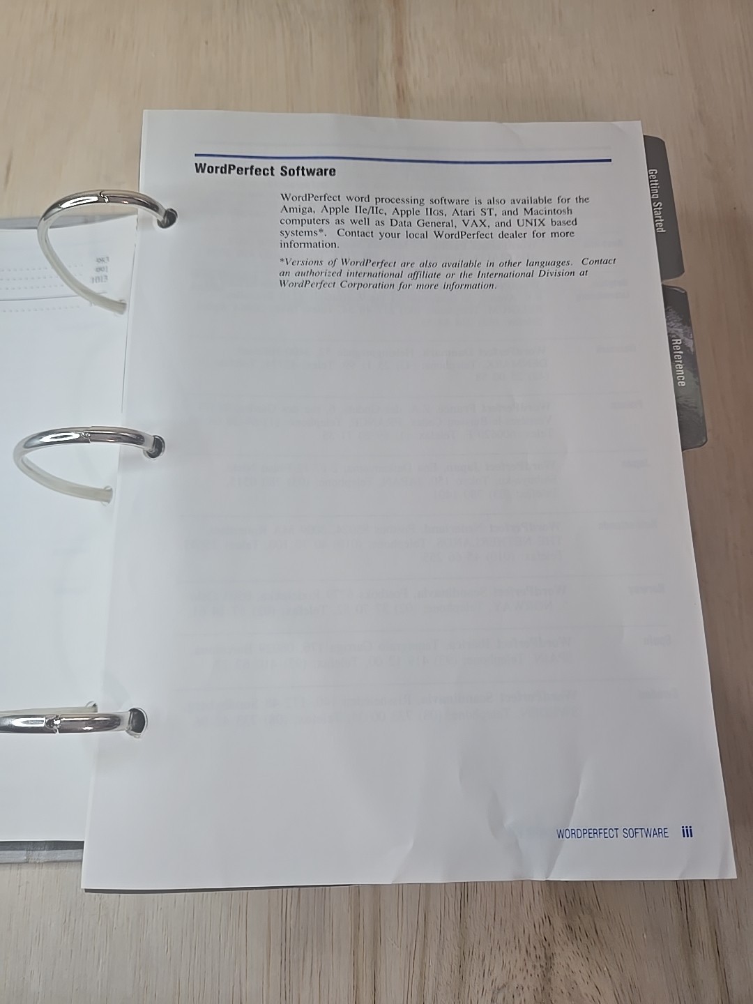 WordPerfect for DOS 5.1 Manual 3-Ring Binder 1990 Box Slip Case IBM PC