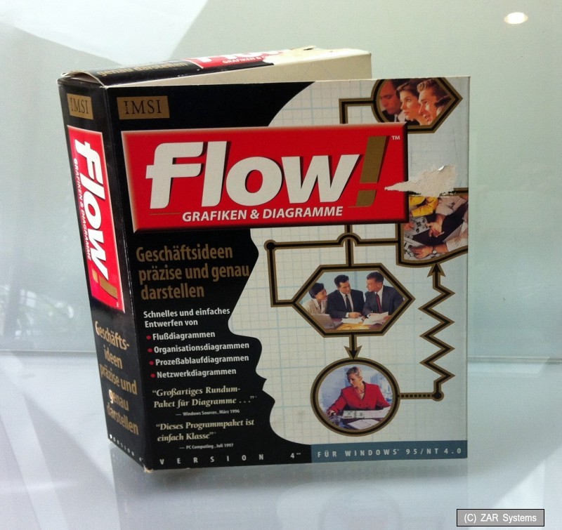 IMSI FLOW! Graphs & Charts Software, Version 4, German, NEW