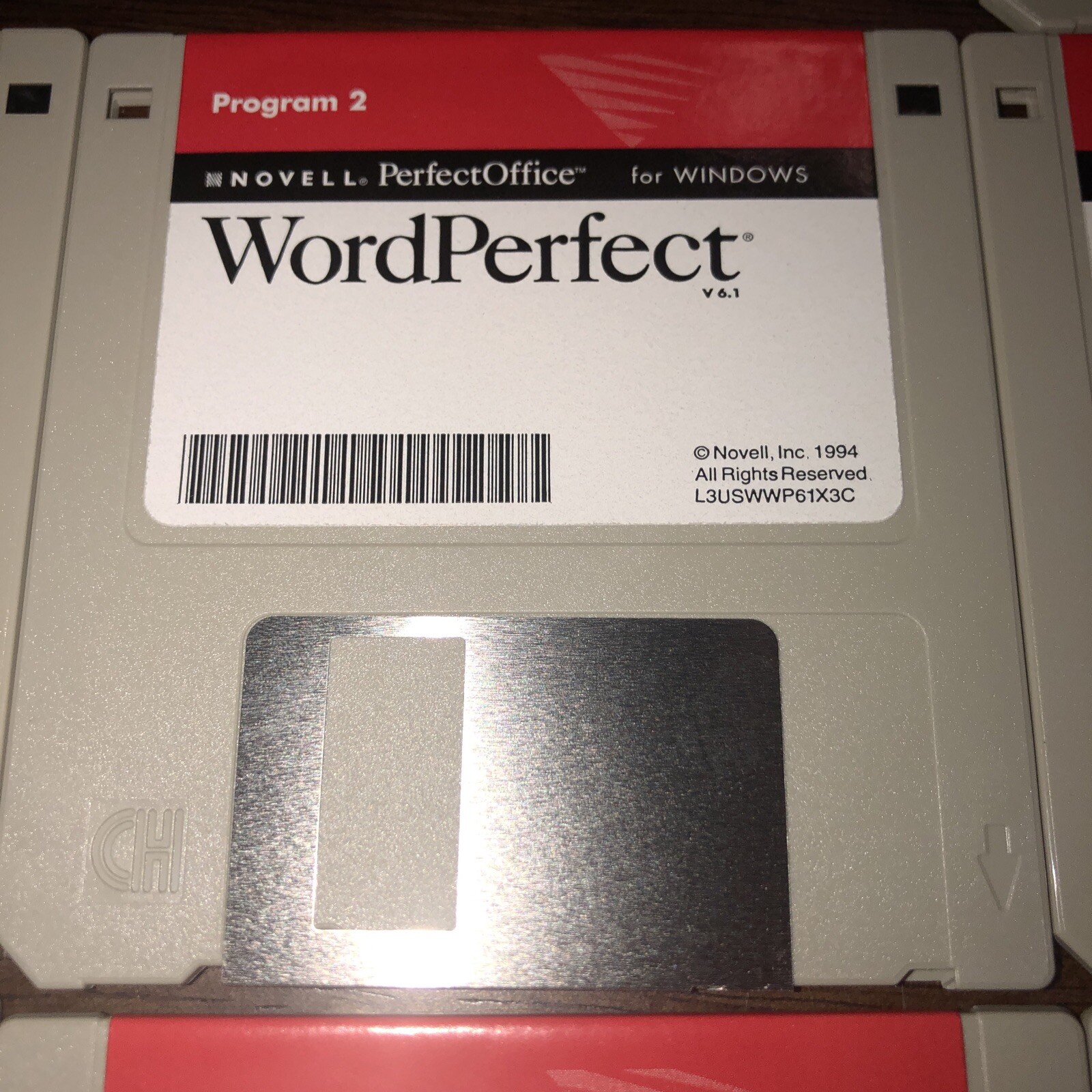 Novell WordPerfect for Windows lot of 11 – 3.5″ HD Diskettes – 1994