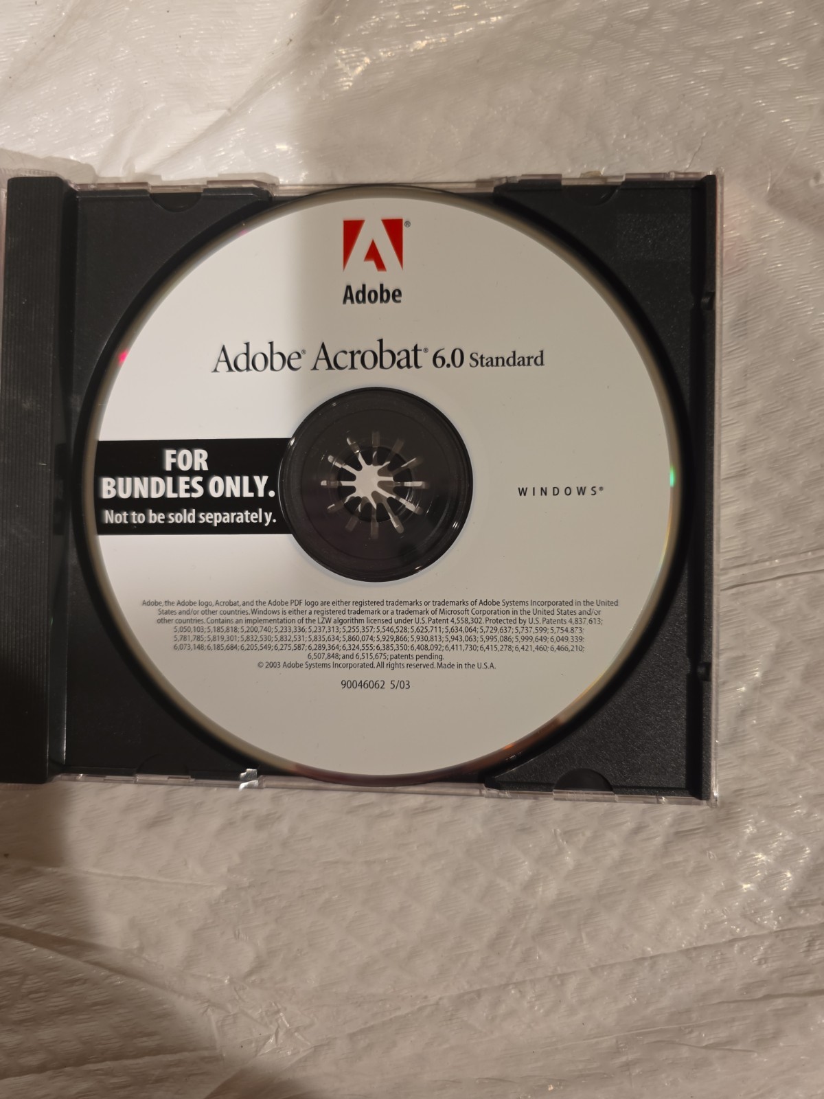 Adobe Acrobat 6.0 Standard 90046061 Windows CD w/ OEM Serial Number