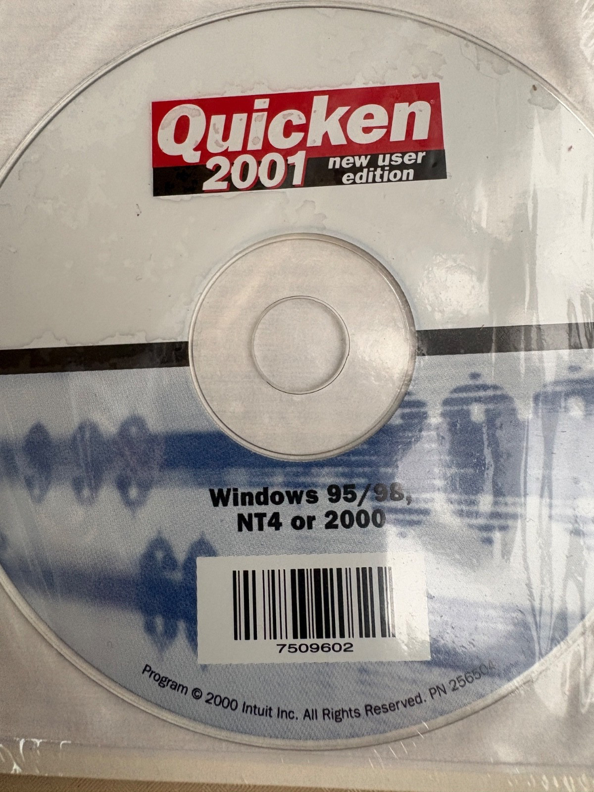 QUICKEN 2001 NEW USER EDITION WINDOWS 95/98 NT4 OR 2000 CD NEW NEVER USED