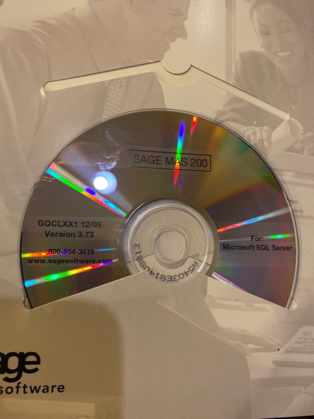 BRAND NEW SAGE MAS200 3.73 SQL,CRYSTAL REPORTS10,CRYSTAL ENTERPRISE10-5usersKEY
