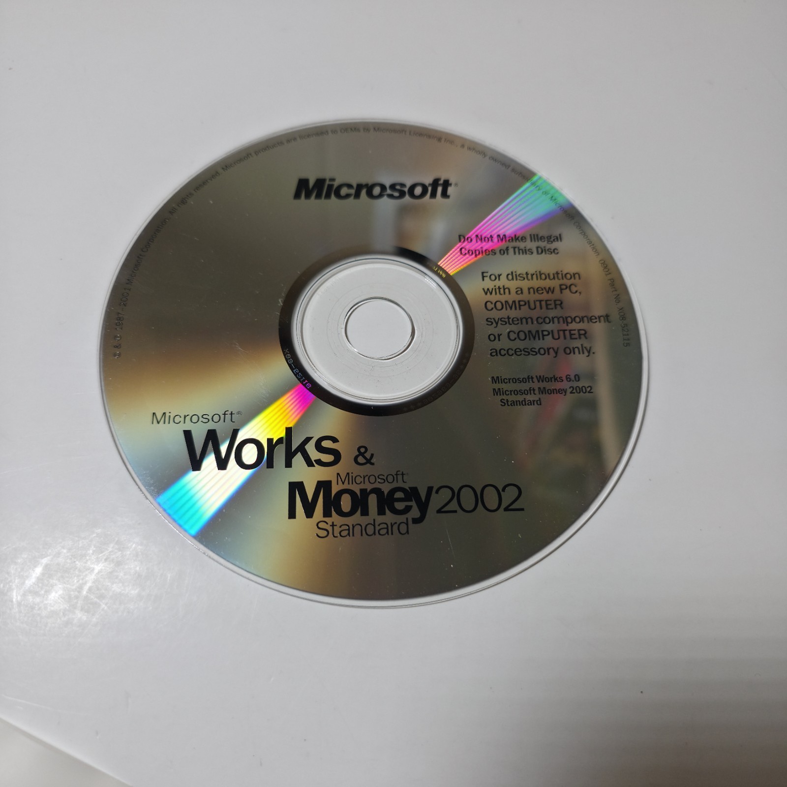2002 Microsoft Works 8 & MS Money Standard | Fast Shipping!