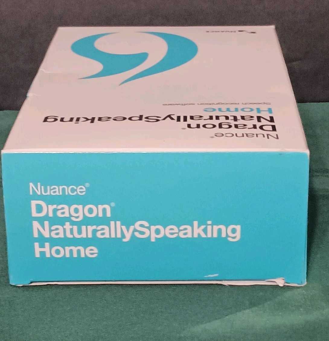 Nuance Dragon Home Speech Recognition Software Version 13 Open Box Never Used