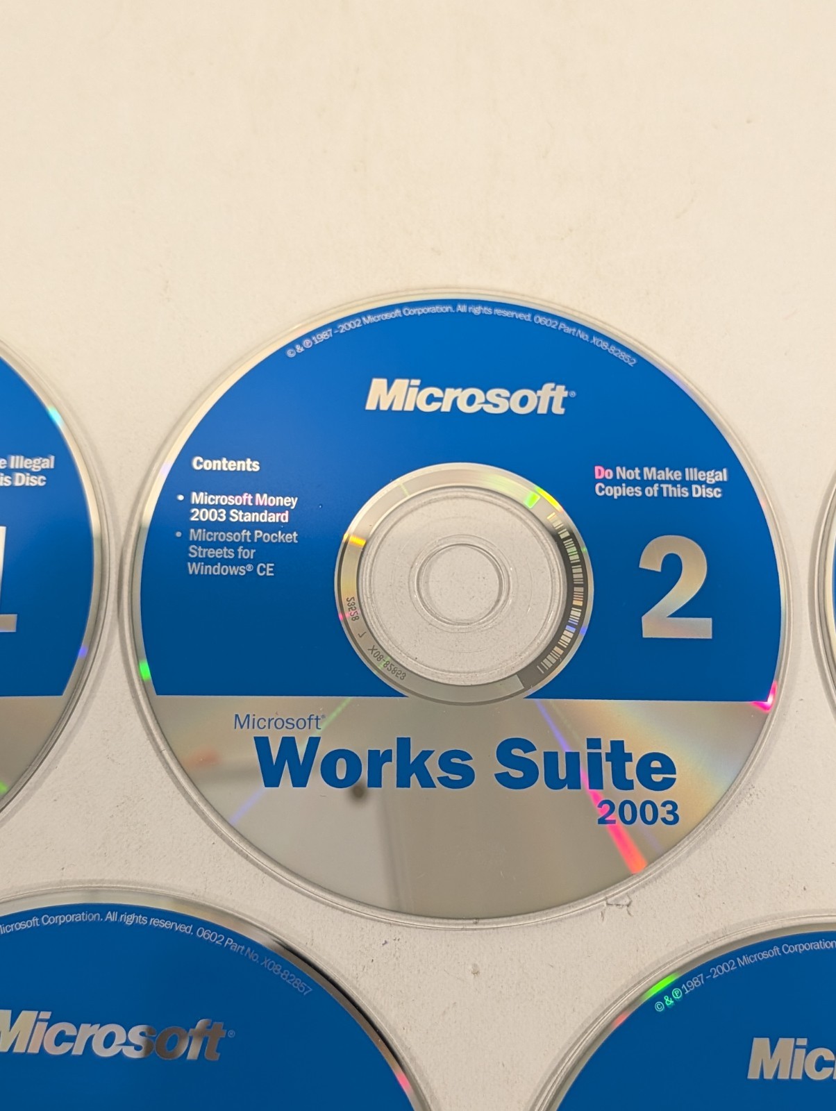 Microsoft Works Suite 2003 | 5 Discs | DISCS ONLY