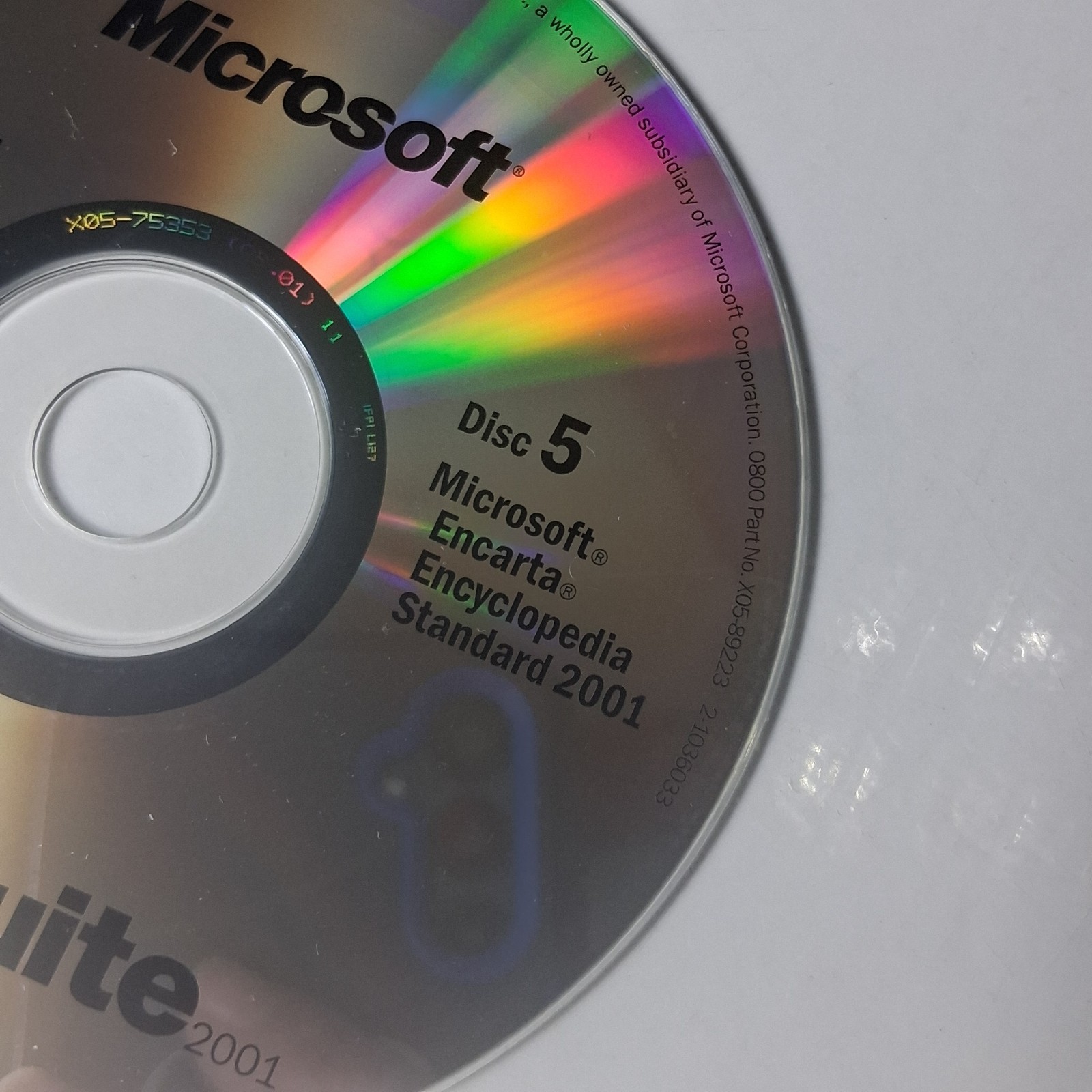 Microsoft Works Suite Software 2001 Complete 6 Discs With Product Key