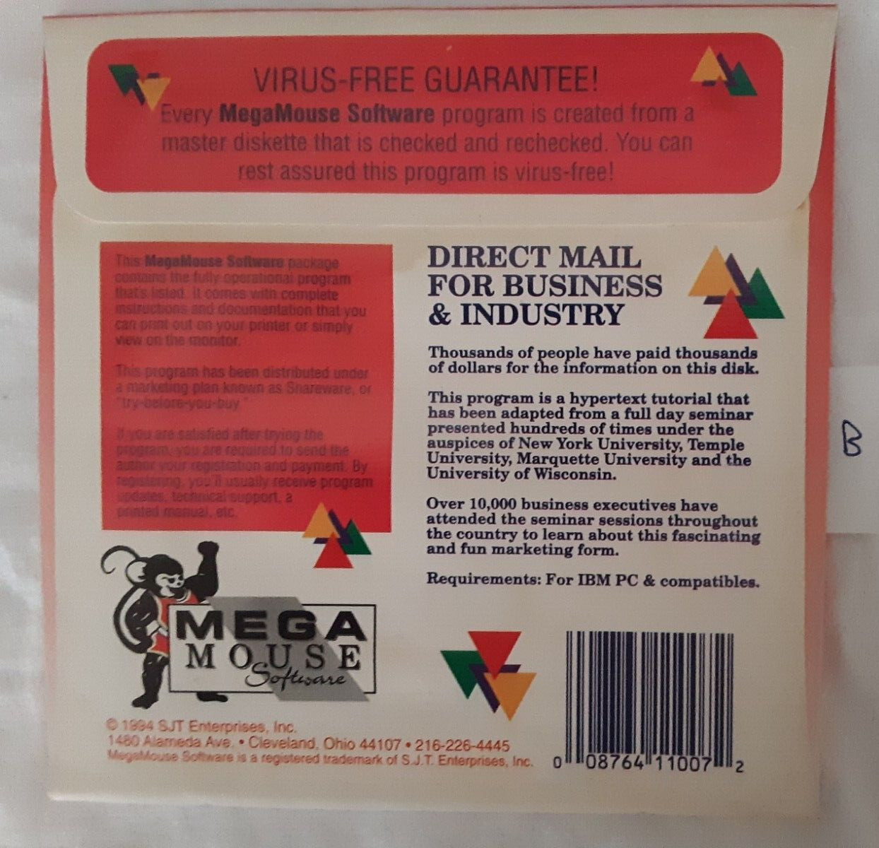 Direct Mail for Business & Industry retro 5.25″ floppy FREE SHIPPING 94 SEE NOTE
