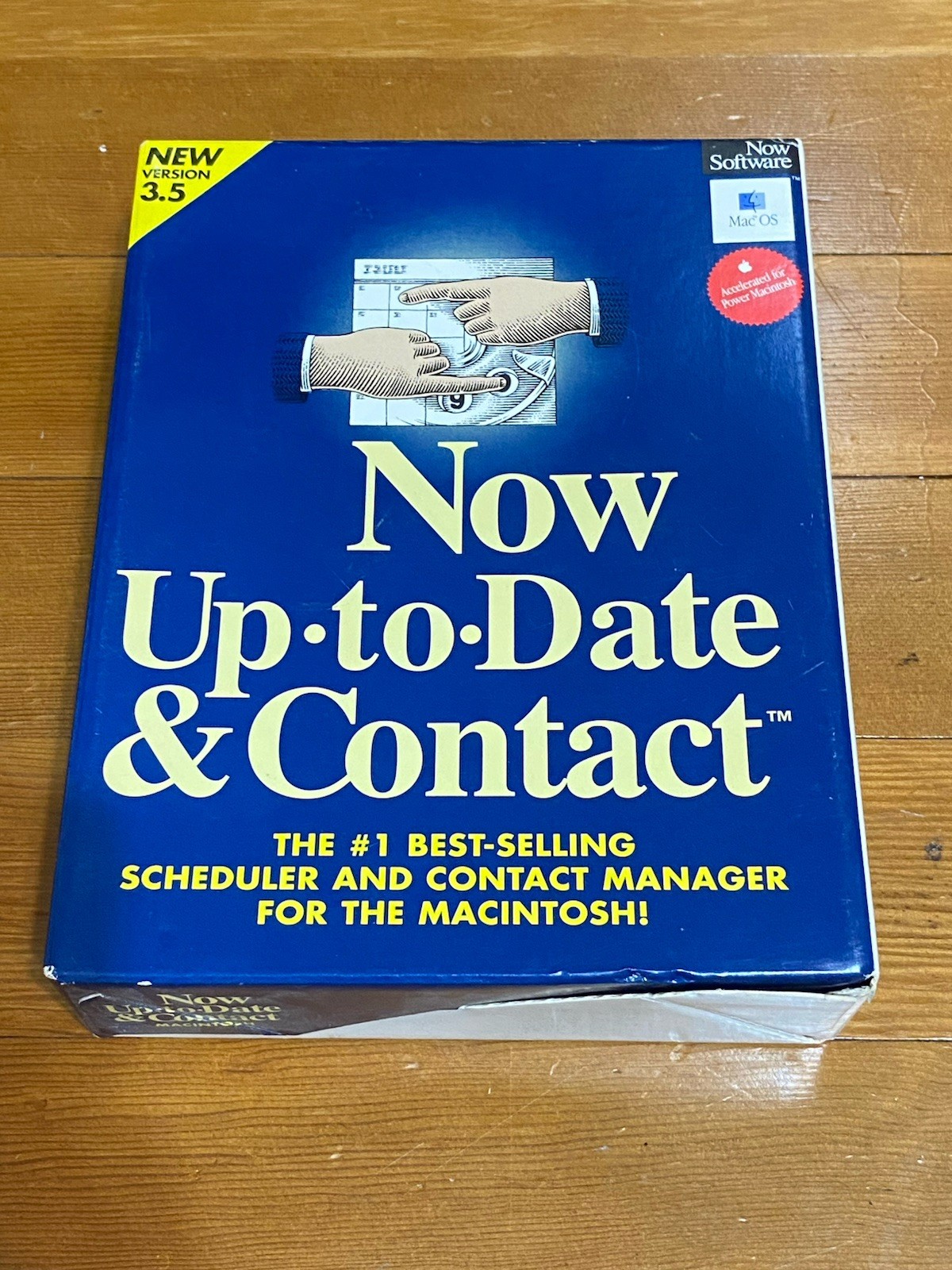 Vintage Software Now Up To Date & Contact Version 3.5 1995 Apple Mac OS