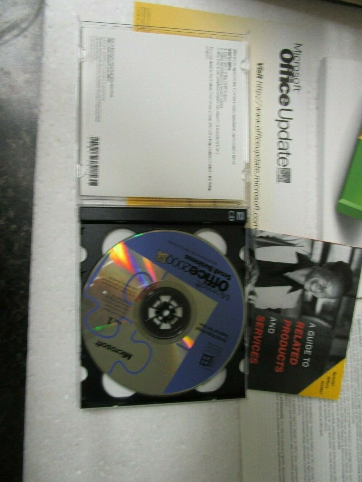 Microsoft Office 2000 Small Business in Retail Box w/Product Key and Both Discs