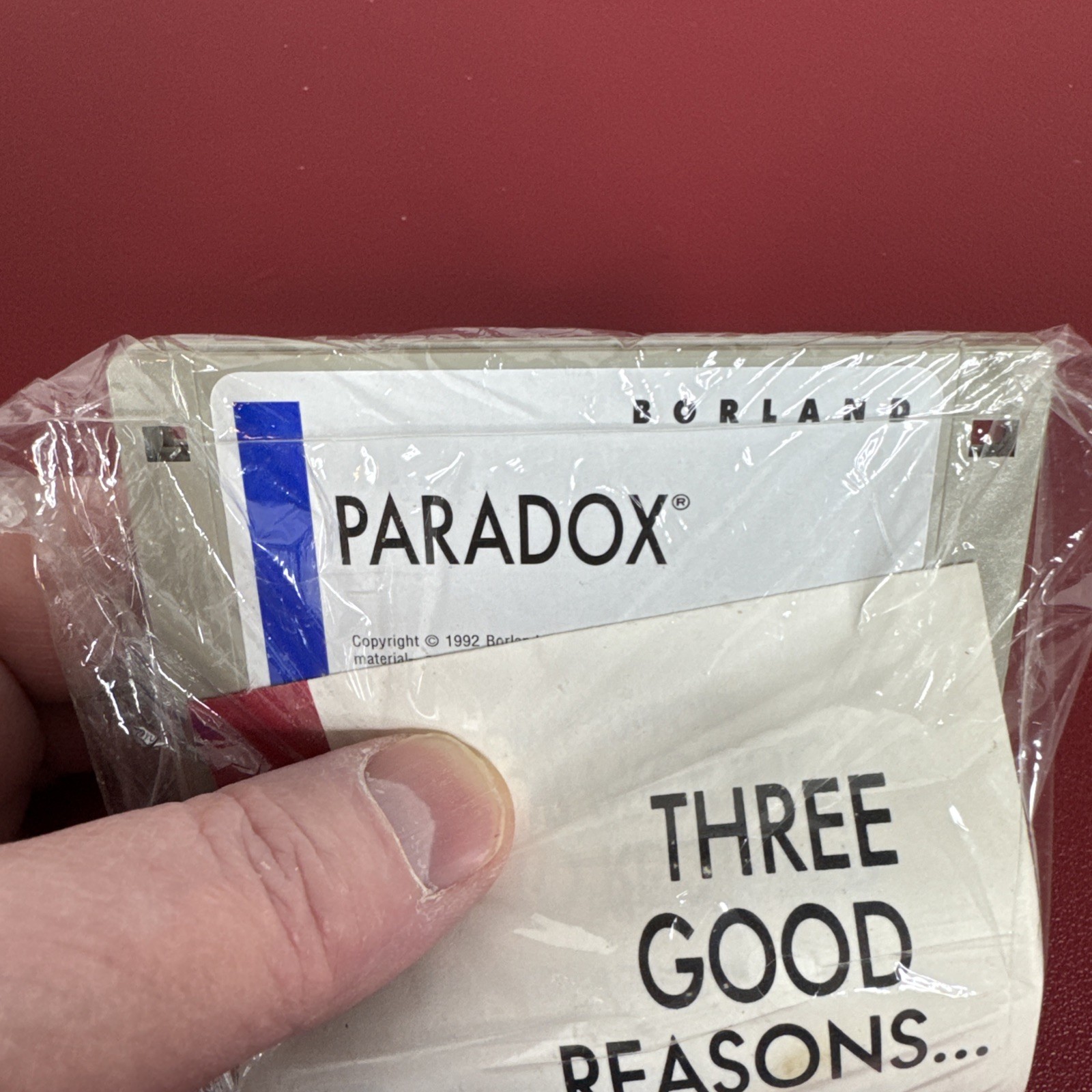 vintage 1992 New, Borland Paradox 4.0 Software, 3.5″ Floppy Disks