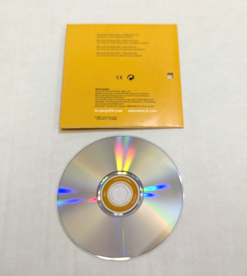 TEXAS INSTRUMENTS TI Graphing Product V. 1.3 PC Software CD TI-83 & 84 Family