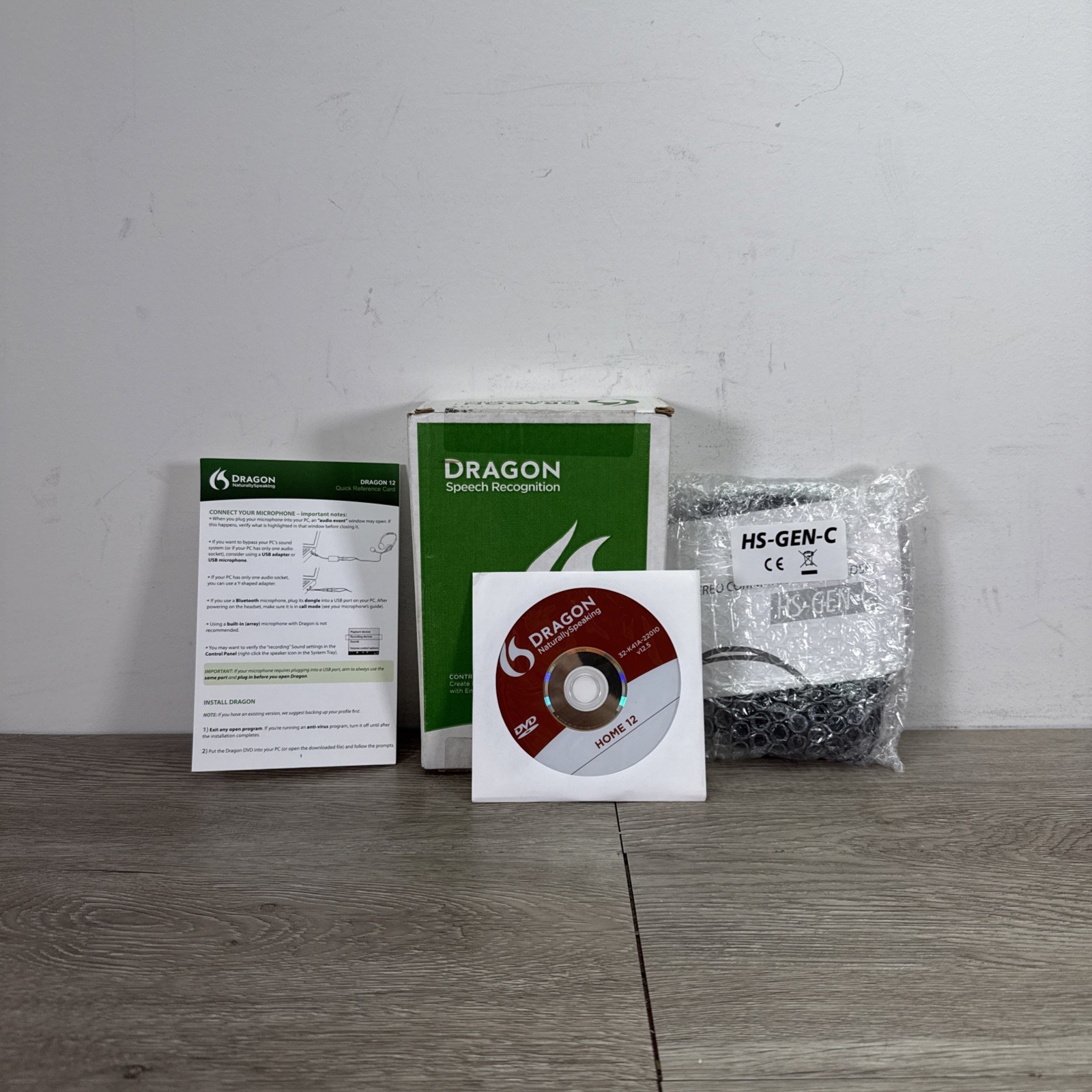 Nuance Dragon Naturally Speaking 12 Home Edition Speech Recognition Software