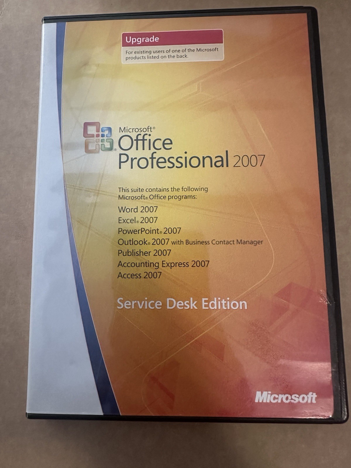 Microsoft Office Home and Student 2007 Service Desk Edition w/ Product Key CIB