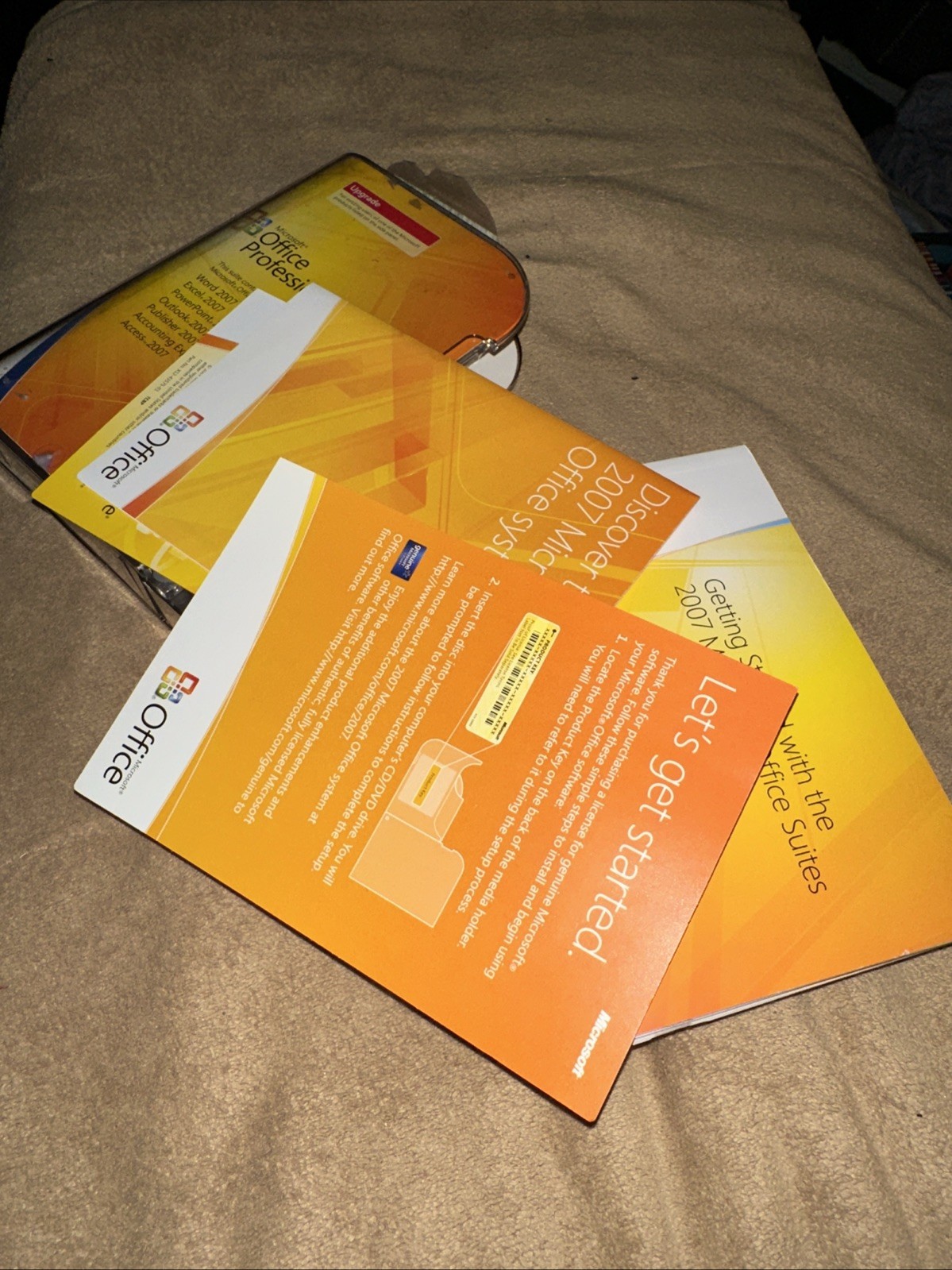 Microsoft Office Professional 2007 Upgrade With Product Key & Papers 269-11093