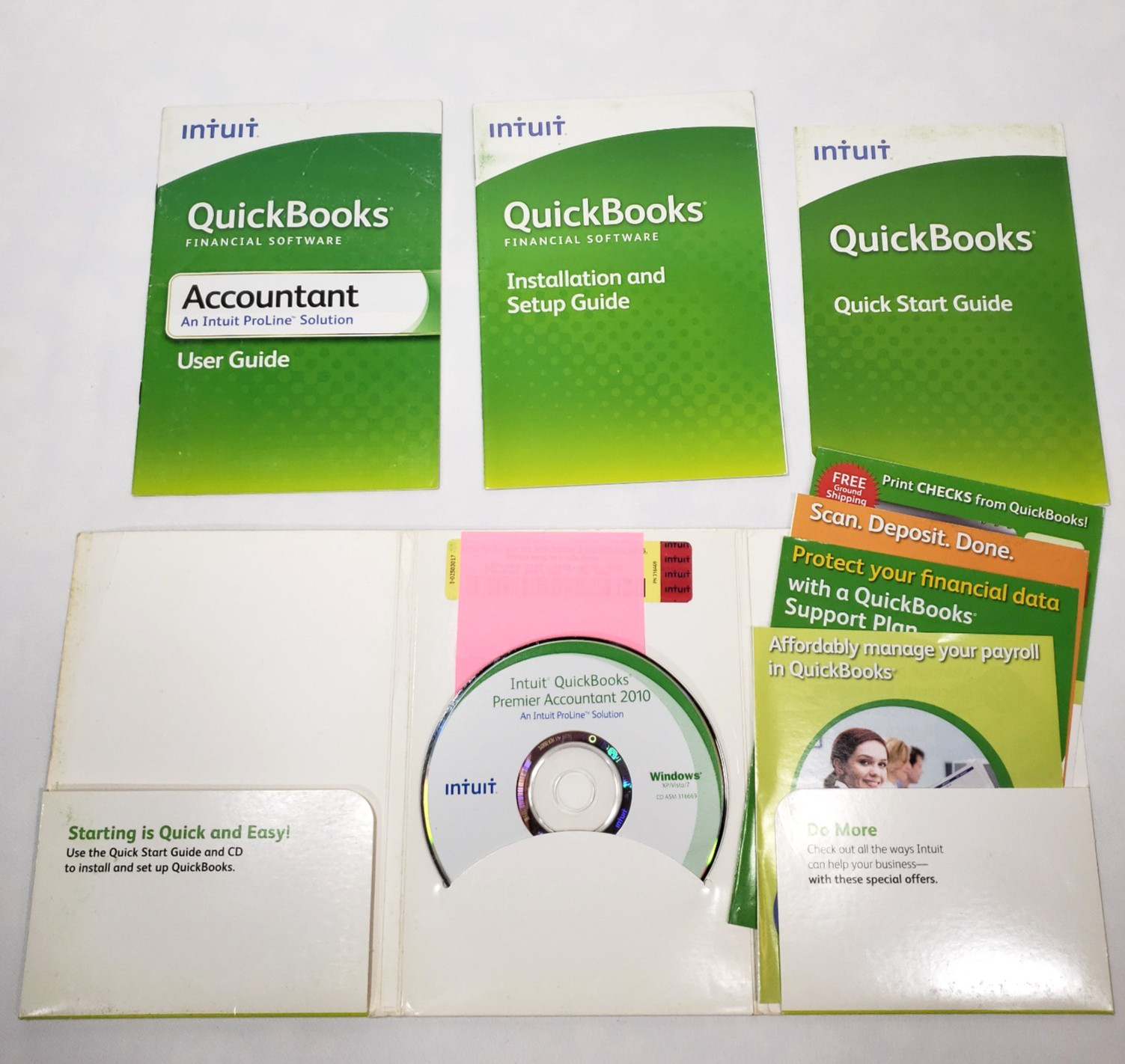 Intuit QuickBooks Premier Accountant 2010 Software For Windows XP Vista 7 Tested