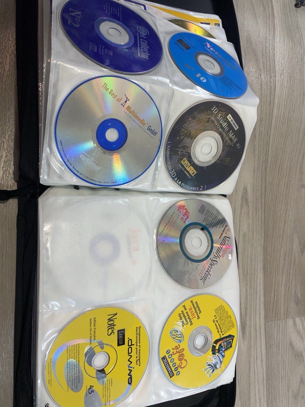LOT OF 50 + SOFTWARE CD’s: IBM, Microsoft, Adaptec, Bionicle, Sound France CD