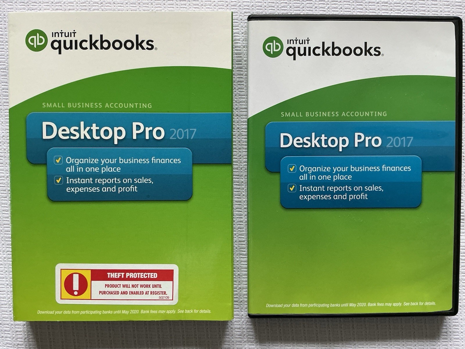 Intuit QuickBooks Desktop Pro 2017 Retail Accounting UNSCRATCHED LICENSE CODE