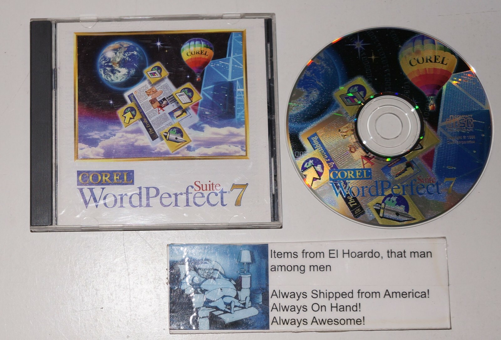 Corel WordPerfect Suite 7 Windows 95 CD Check it out!