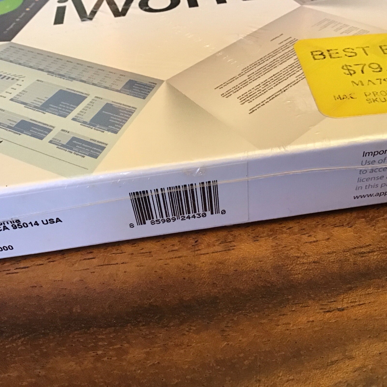 Apple iWork 2008 CD MB624Z/A ( SEALED ) – Canadian Seller