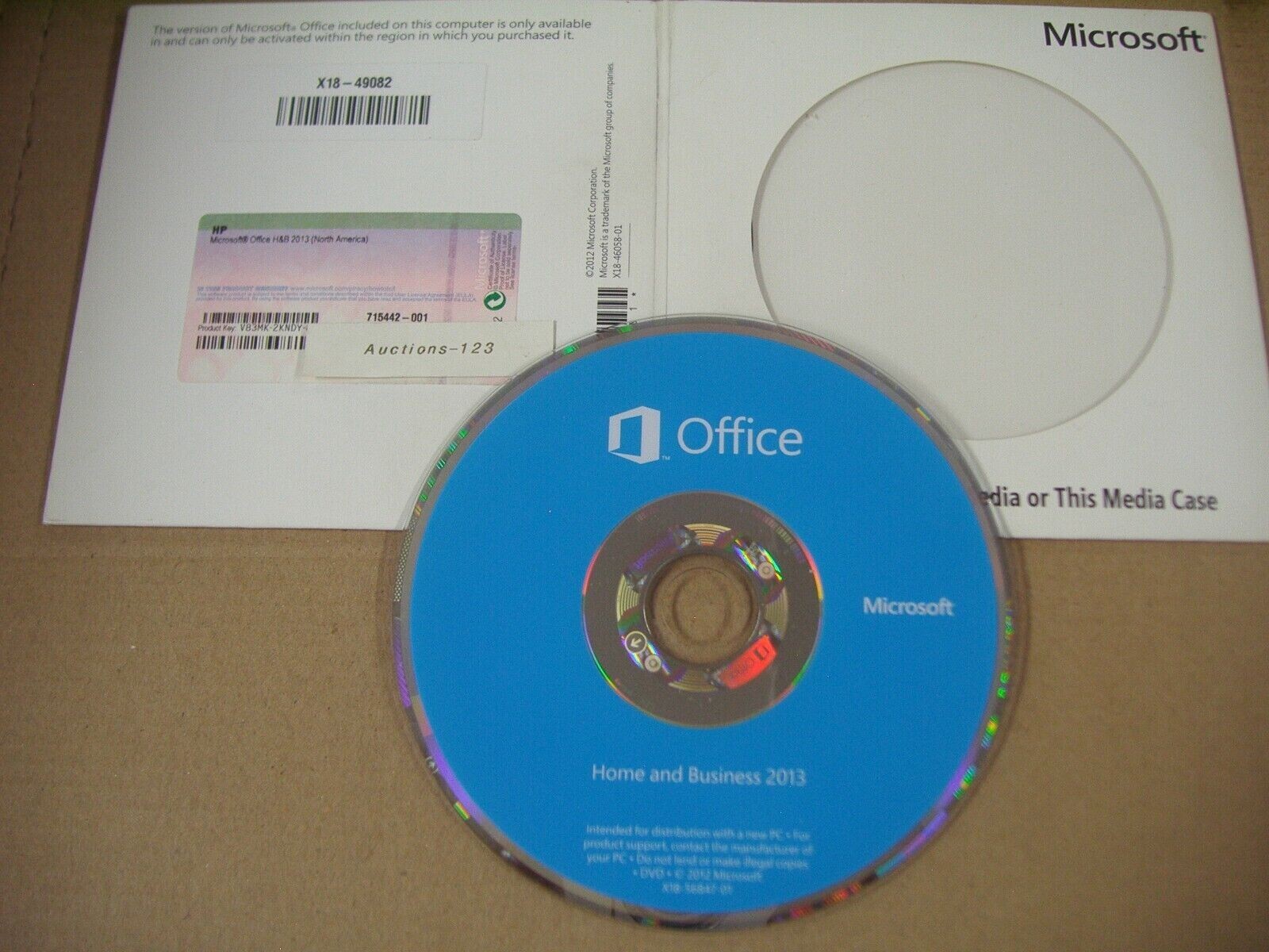 Microsoft Office 2013 Home and Business Full DVD Version for Win 7/8/10/11 =NEW=