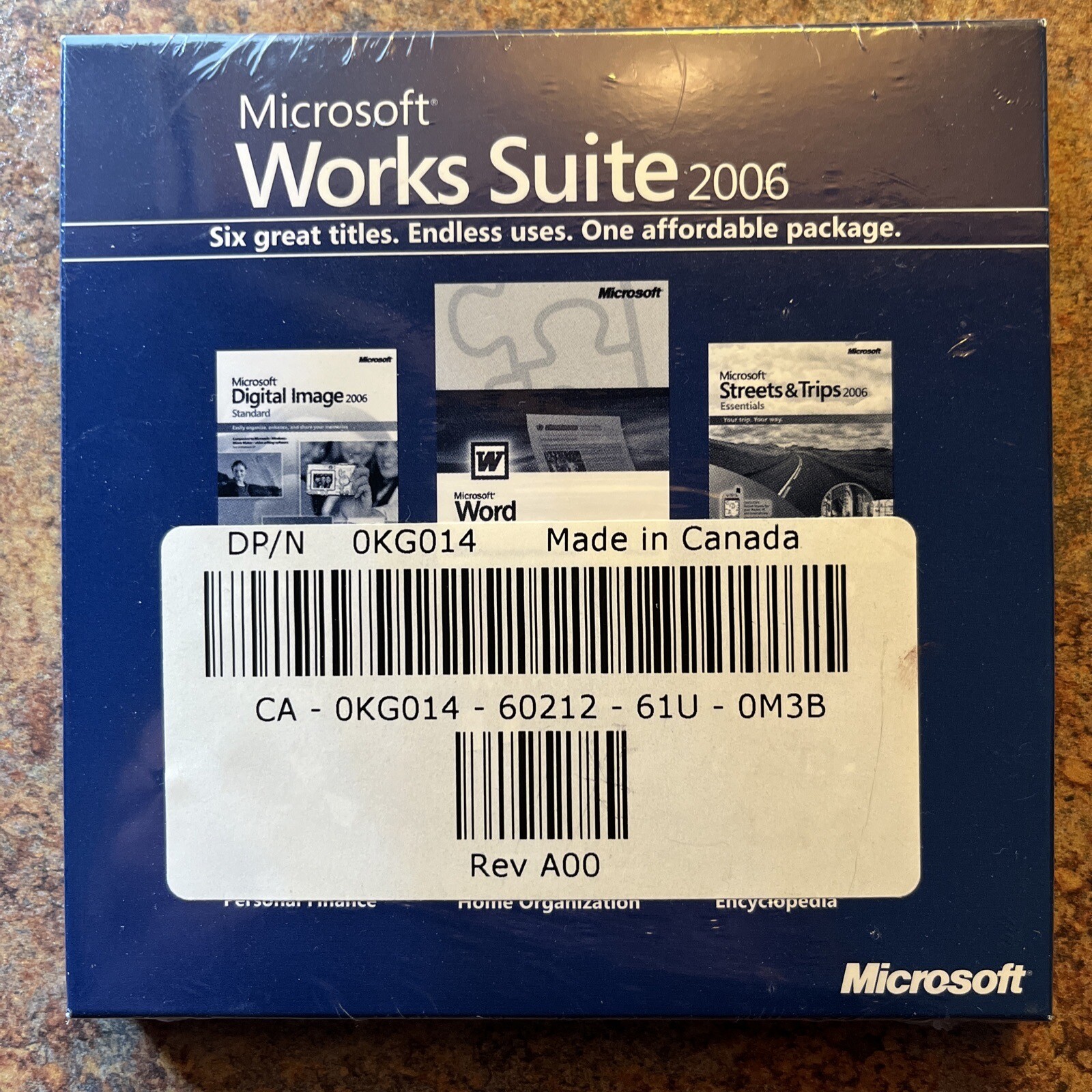 Microsoft Works Suite 2006 Computer Software with Product Key Factory New Sealed